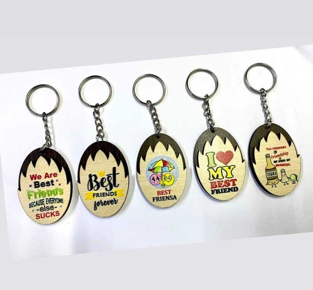 Mdf Keychain - Advantage: Lightweight Stylish Design Durable Material