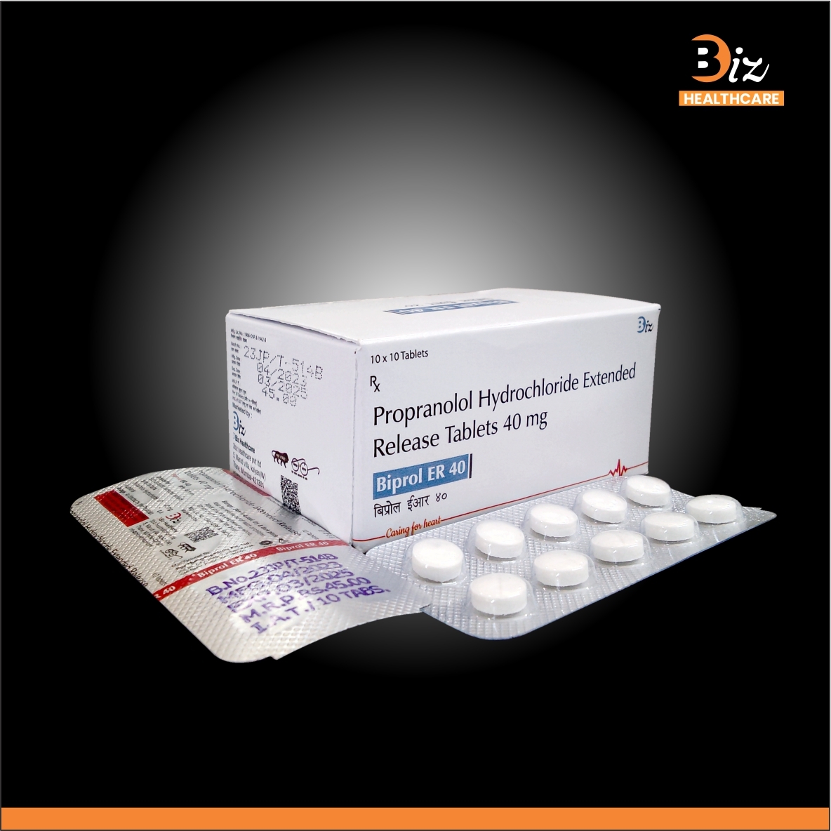 Propranolol Er 40 - Recommended For: Patients With Hypertension Angina Or Certain Types Of Arrhythmias