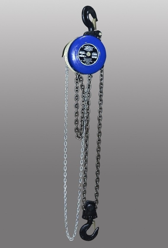 Heavy Duty Chain Pulley Block - 1 Ton Capacity, Mild Steel, 3m Standard Lift | Rust Proof, Lifelong Lubrication, Minimal Maintenance Requirements