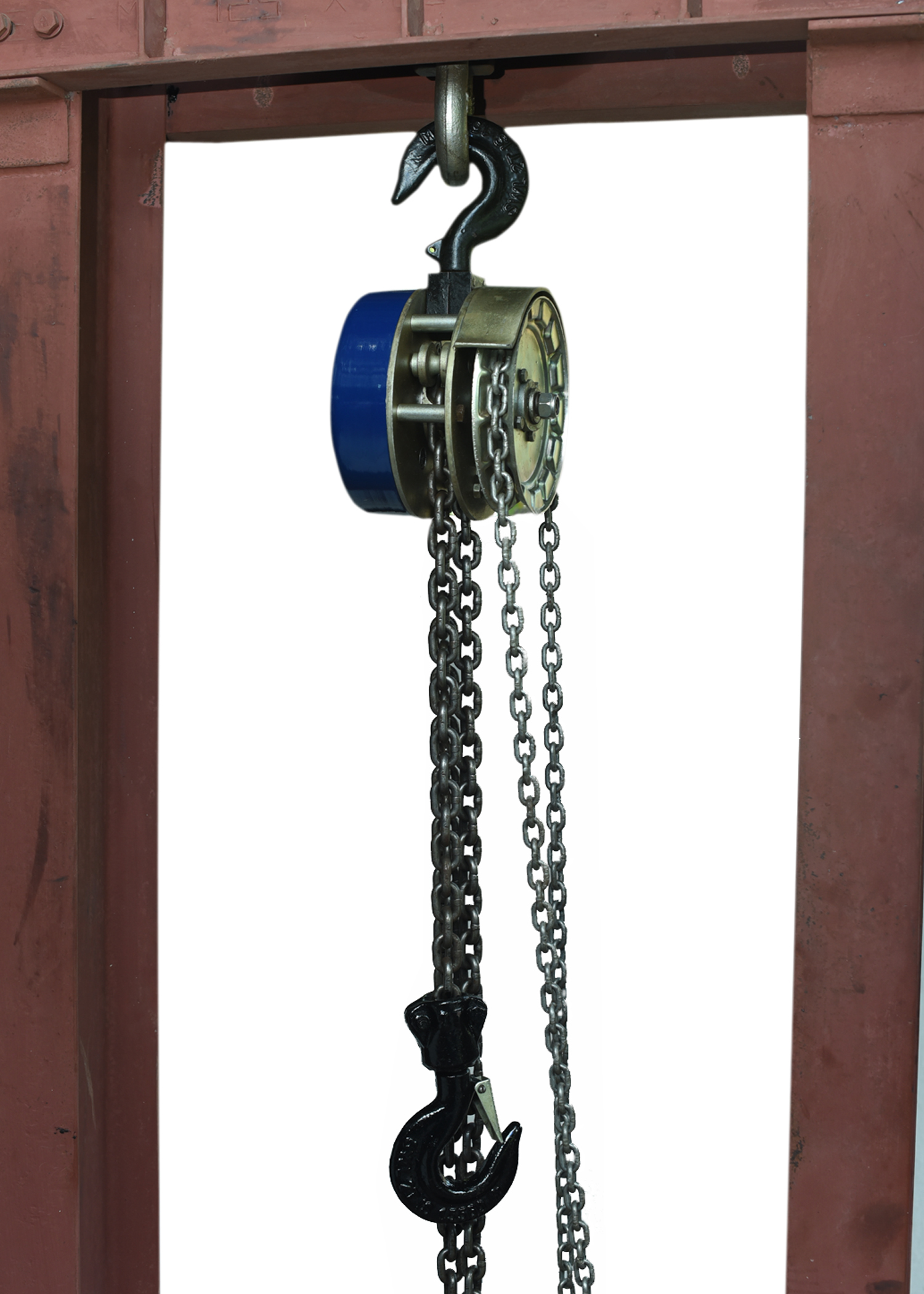 Heavy Duty Chain Pulley Block - 1 Ton Capacity, Mild Steel, 3m Standard Lift | Rust Proof, Lifelong Lubrication, Minimal Maintenance Requirements