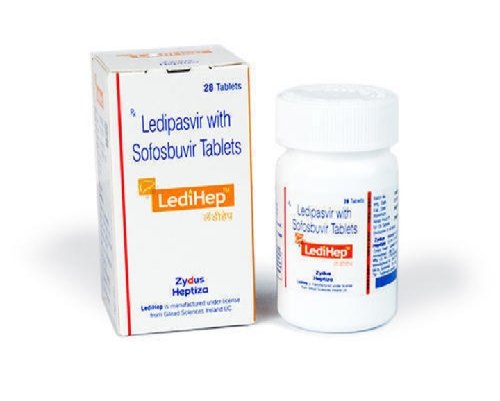 Ledihep Ledipasvir Sofosbuvir Tablets Keep Dry & Cool Place