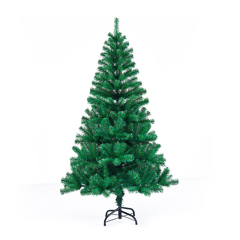 Simulated Mini Christmas Wholesale Pine Needle Trees - Pvc Material, Height: 90cm, Color: Green | Features: Mini Size, Wholesale Ready, Christmas Decor, Multiple Branches, Plastic Stand