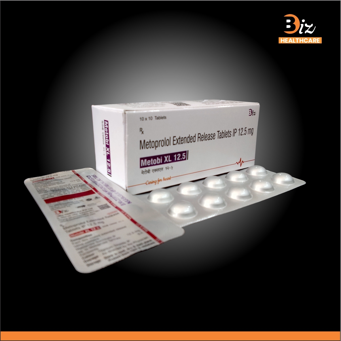 Metoprolol Succinate 12.5mger - Recommended For: Patients Diagnosed With Hypertension Angina Or Heart-related Conditions