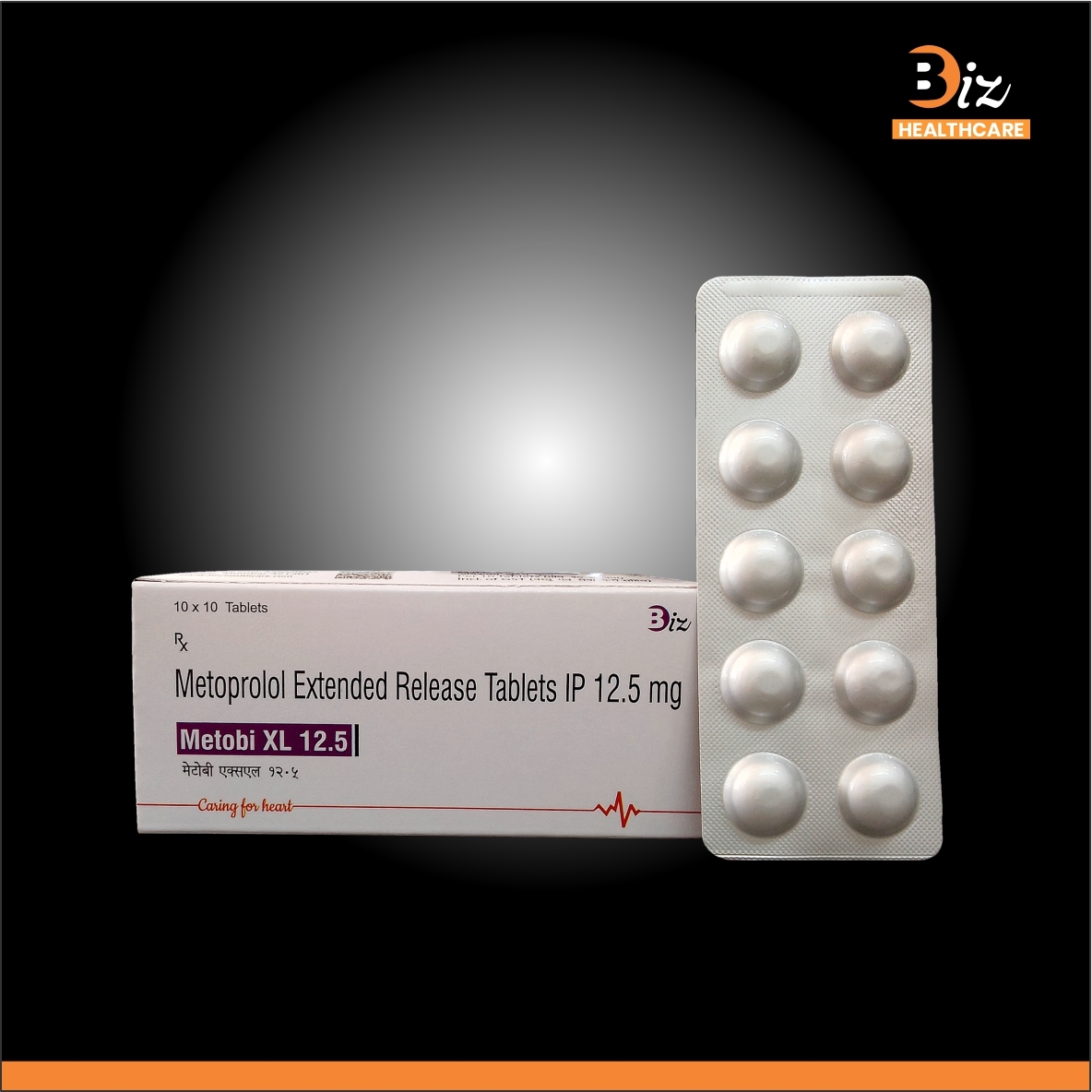 Metoprolol Succinate 12.5mger - Recommended For: Patients Diagnosed With Hypertension Angina Or Heart-related Conditions