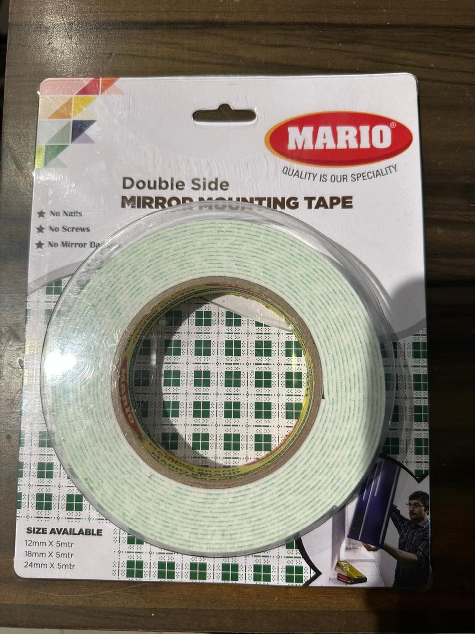 Mirror Mounting Tape - Material: Polyester