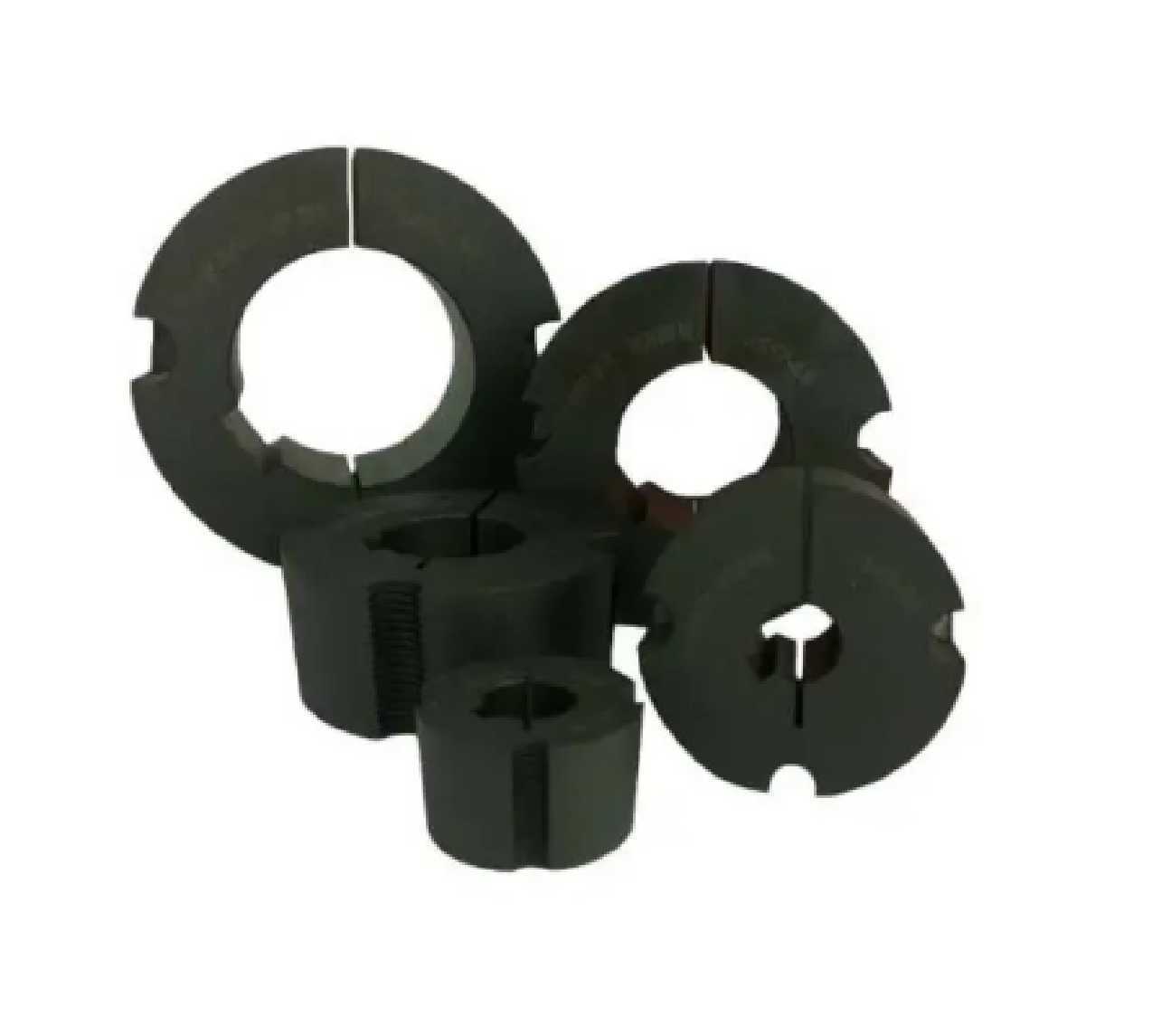 Taper Lock Bush - Cast Iron, 1/2 Inch Bore Diameter, 1.5 Inch Outer Diameter, Black Oxide Finish, 1:12 Taper Ratio, 0.5 Lbs Weight