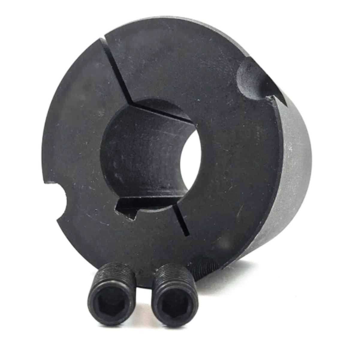 Taper Lock Bush - Cast Iron, 1/2 Inch Bore Diameter, 1.5 Inch Outer Diameter, Black Oxide Finish, 1:12 Taper Ratio, 0.5 Lbs Weight