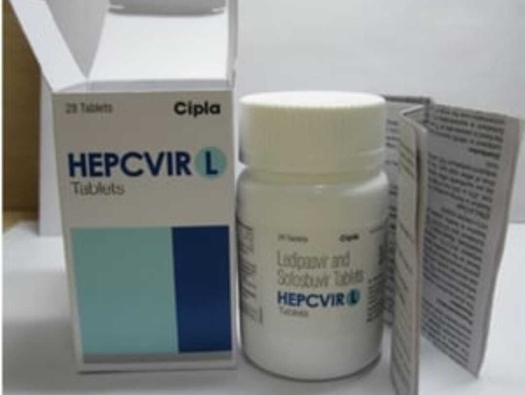 Hepcvir L Ledipasvir And Sofosbuvir Tablets Keep Dry & Cool Place