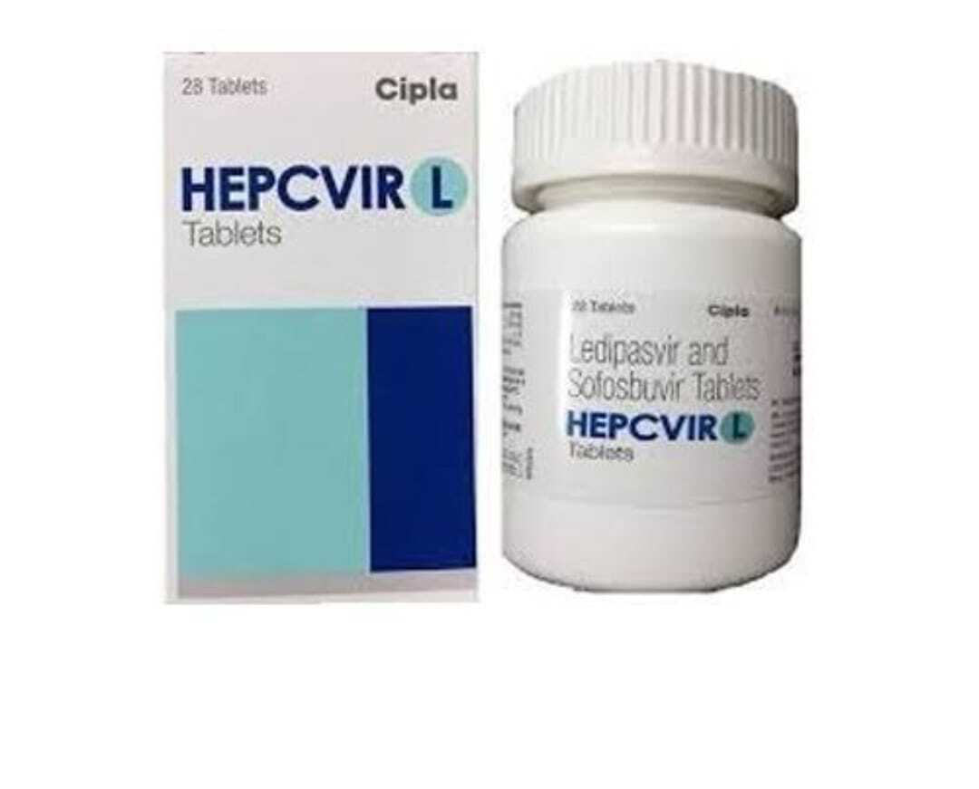 Hepcvir L Ledipasvir And Sofosbuvir Tablets Keep Dry & Cool Place