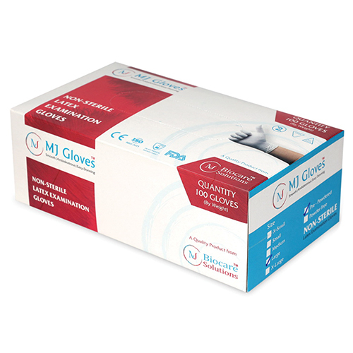 Latex Examination Gloves - Medical & Industrial Grade, Sterilized Latex Material, Plain Pattern, Disposable For Daily Use | Color As Per Availability