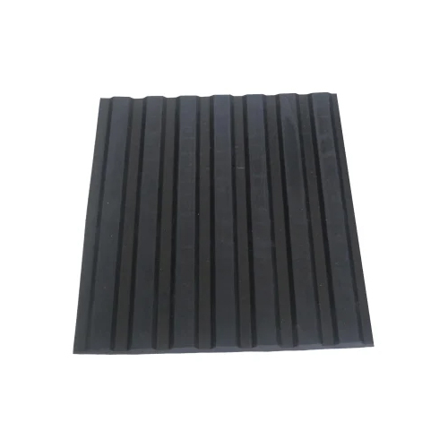 Black Corrugated Rubber Sheet