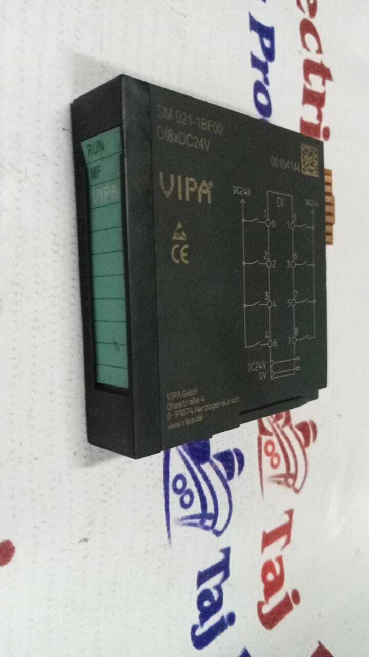 Vipa Sm 021-1bf00 - 12.9mm X 109mm X 76.5mm | 8x Digital Input Modules, Insulation Tested, Green Led Status Display, Ul & Kc Certified