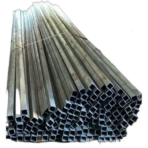 Polished Stainless Steel Square Pipe - Grade A 304, 6 Meter Length, Silver Color | Durable, Corrosion Resistant, Easy to Install