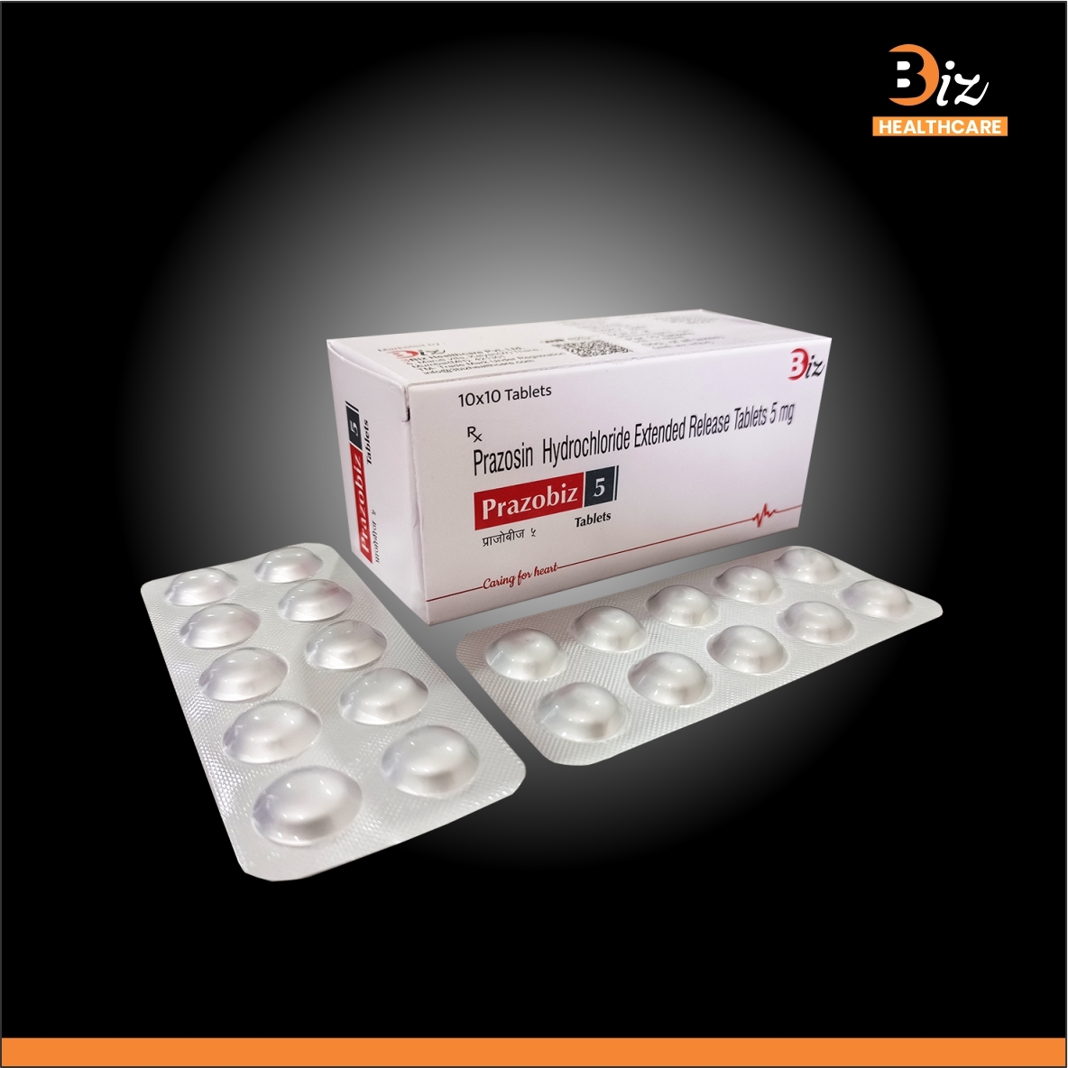 Prazocin 5mg - Ingredients: Prazosin Hydrochloride