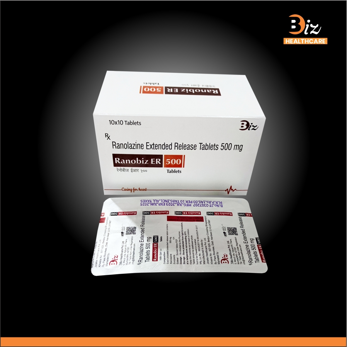 Ranolazine Er 500