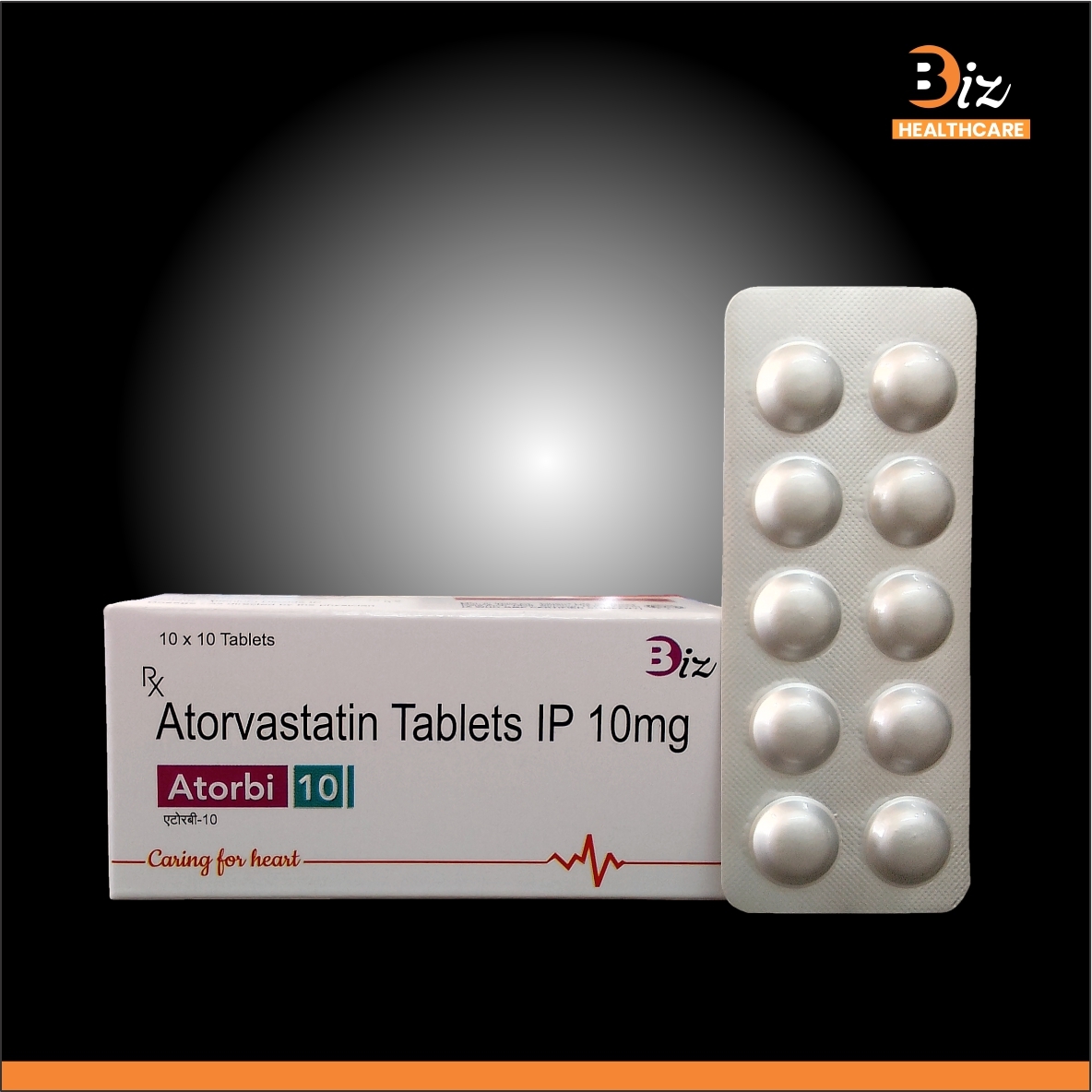 Atorvastatin 10mg - Recommended For: Patients With High Cholesterol Or Cardiovascular Risk
