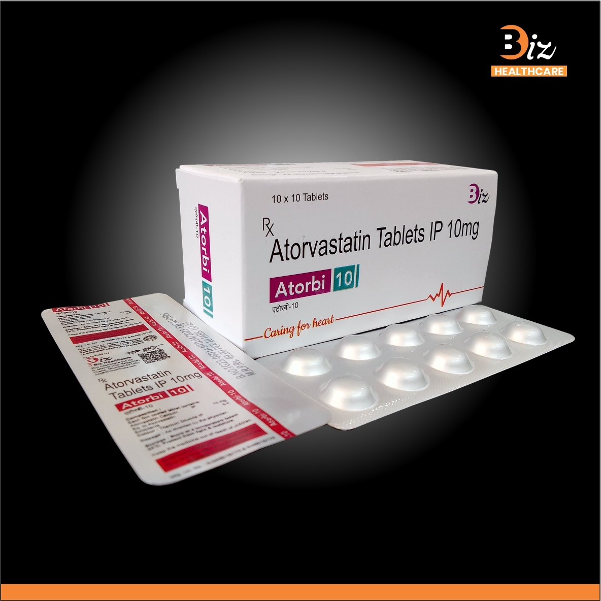 Atorvastatin 10mg - Recommended For: Patients With High Cholesterol Or Cardiovascular Risk