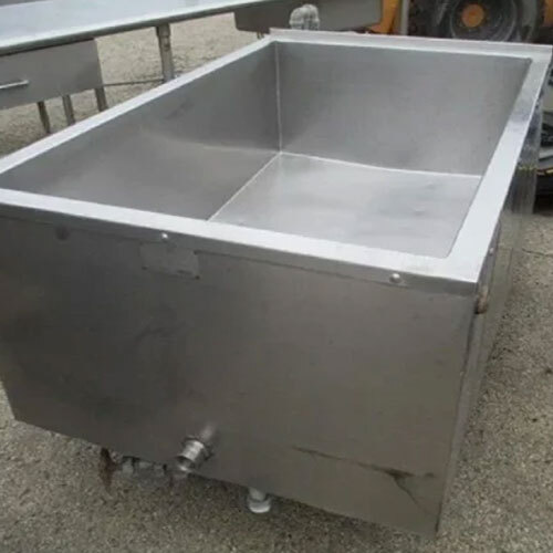 Stainless Steel Cheese Vat - Color: Silver