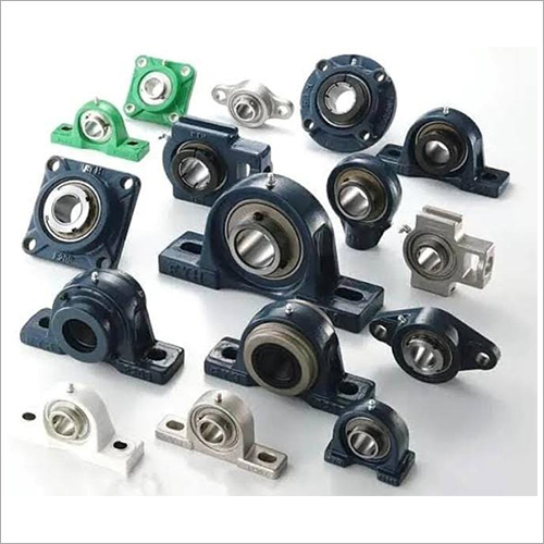 Pillow Block Bearing - Industrial Grade, Black Finish | 1-Year Warranty, Ideal for Heavy-Duty Applications