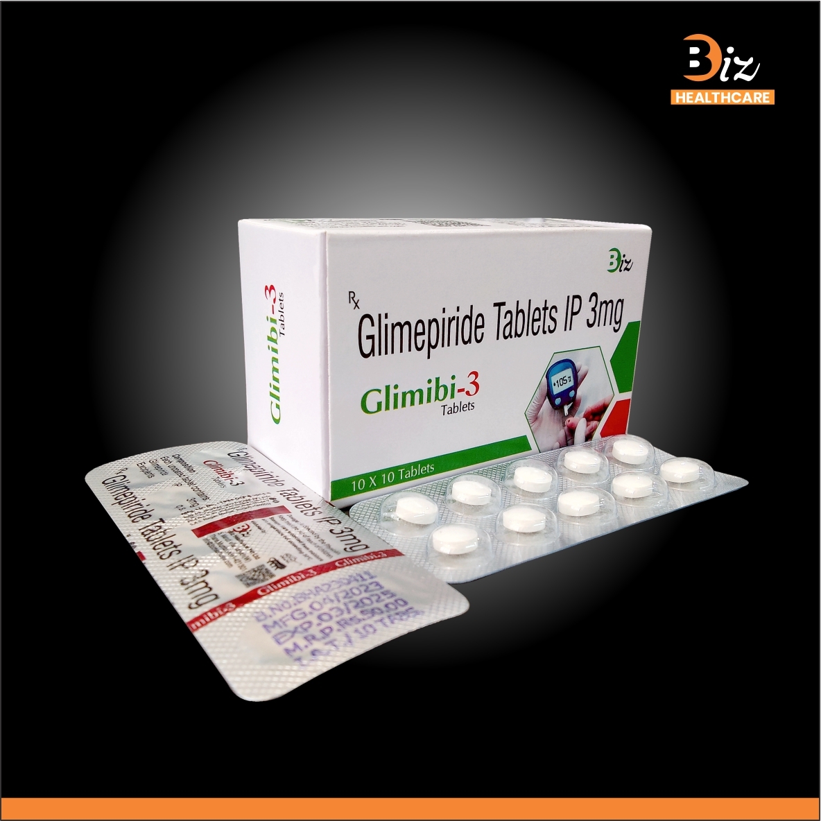 Glimepiride 3mg - Recommended For: Patients With Type 2 Diabetes