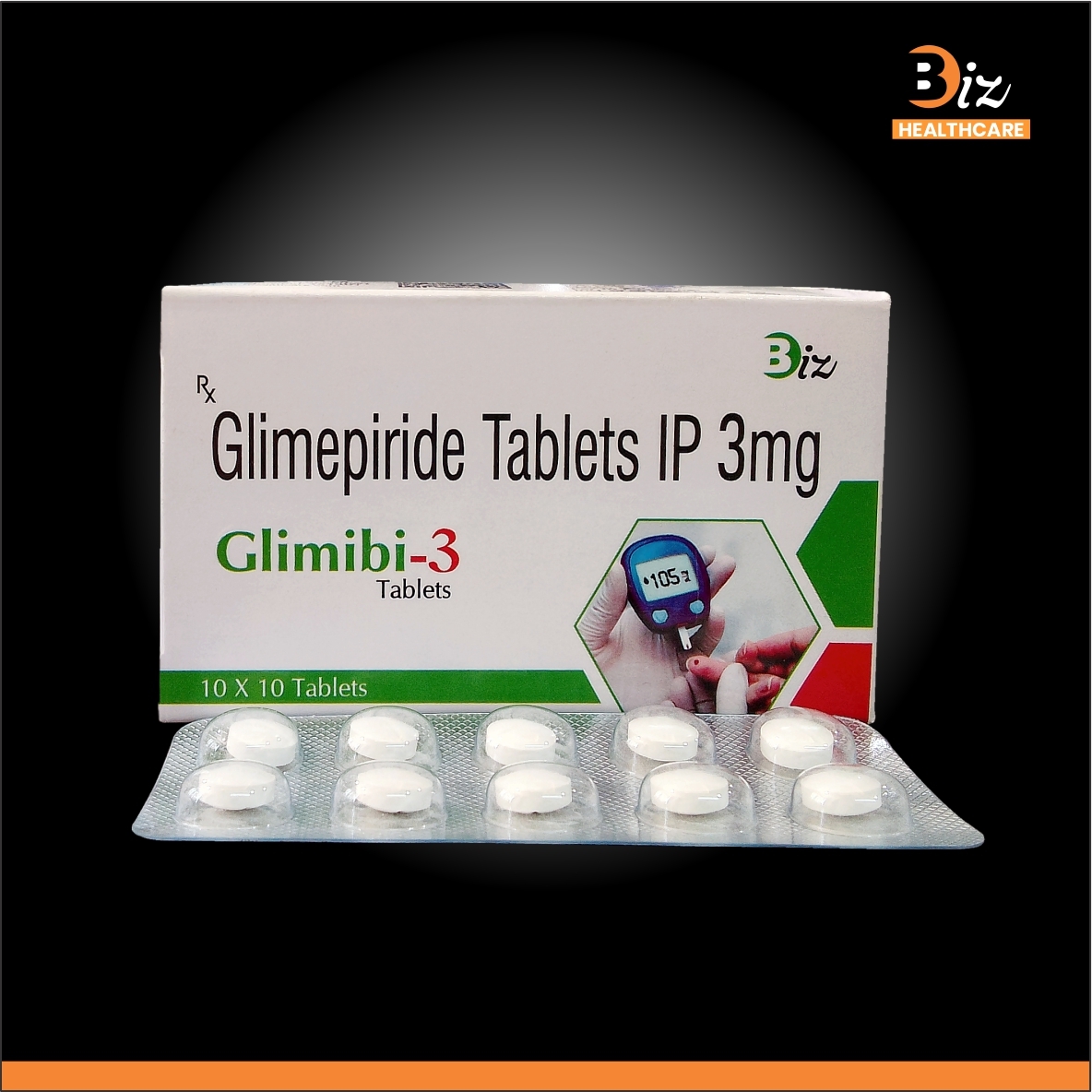 Glimepiride 3mg - Recommended For: Patients With Type 2 Diabetes