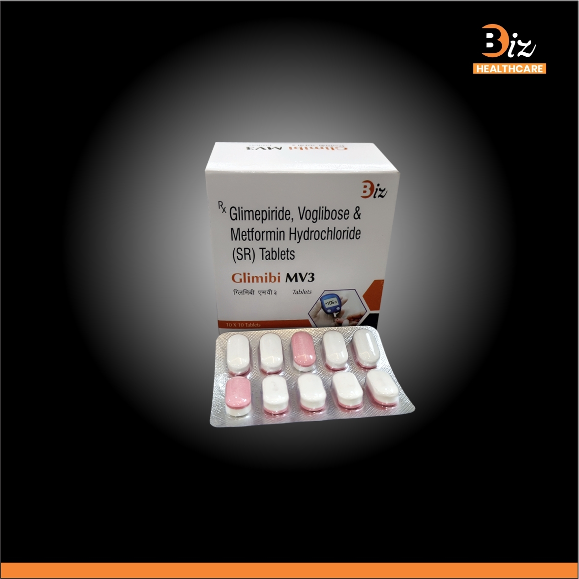 Glimepiride 2mgmetformin 500mg Voglibose 0.3mg
