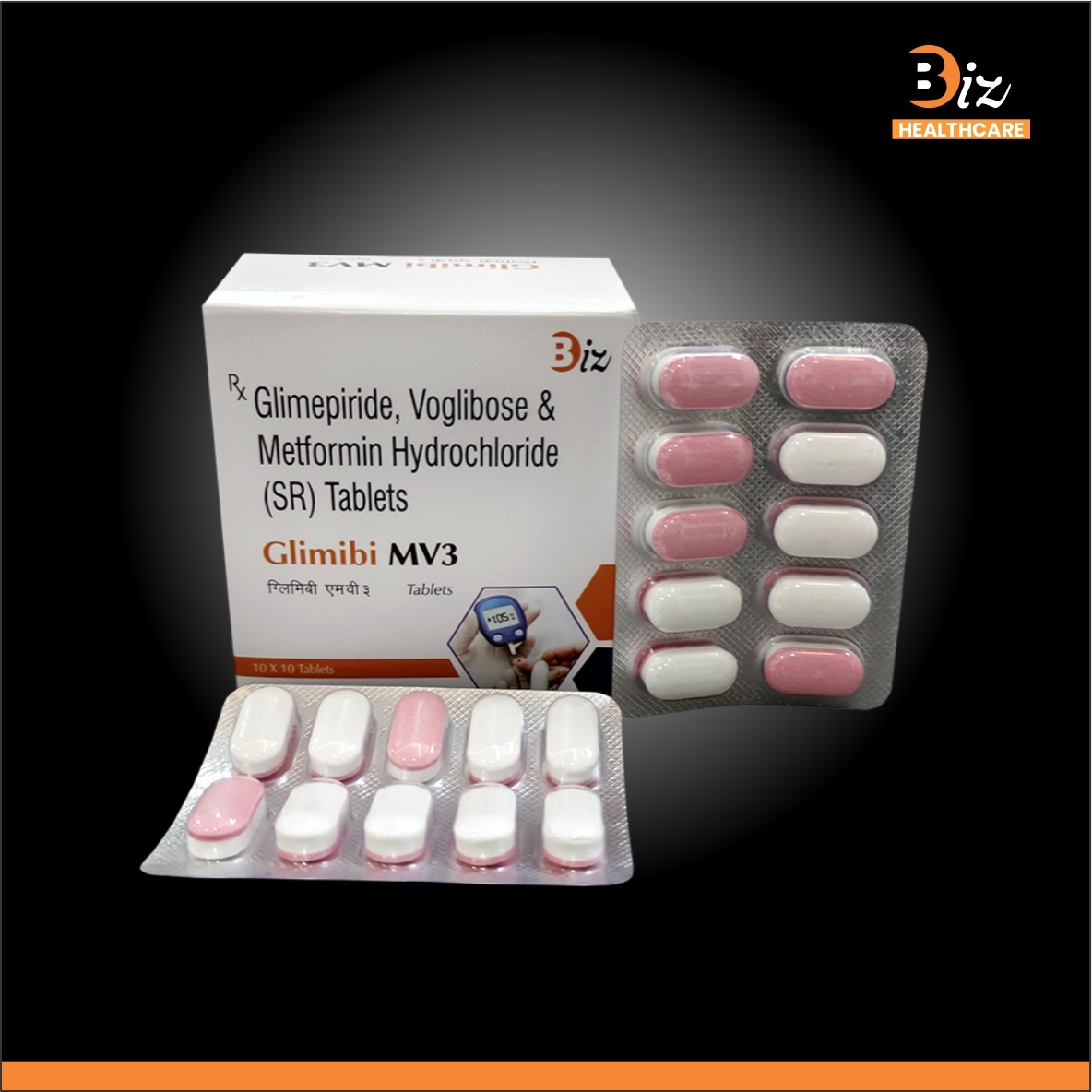 Glimepiride 2mgmetformin 500mg Voglibose 0.3mg