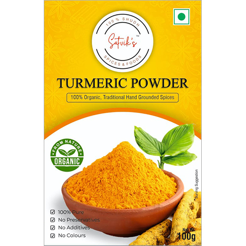 Turmeric Powder By Satvik Spices And Foods