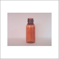 एम्बर प्लास्टिक बोतलें