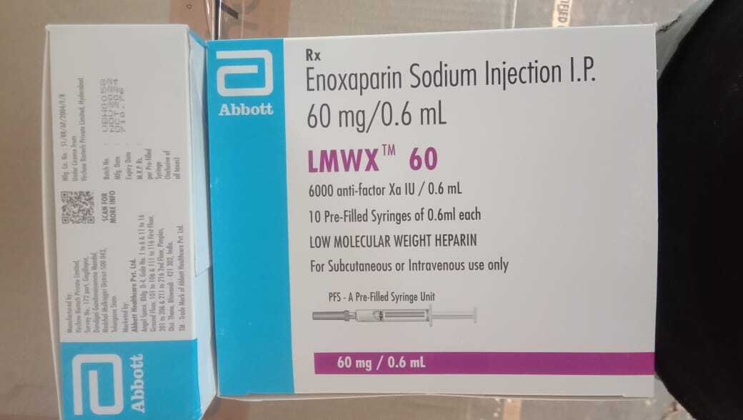 Lmwx 60 - Enoxaparin Injection 60mg | Effective Anticoagulant For Thrombosis Prevention And Management