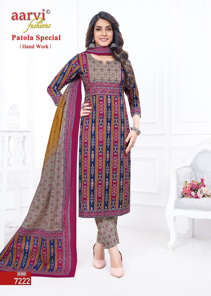Aarvi Patola Special Vol 1 Kurti Pant With Dupatta