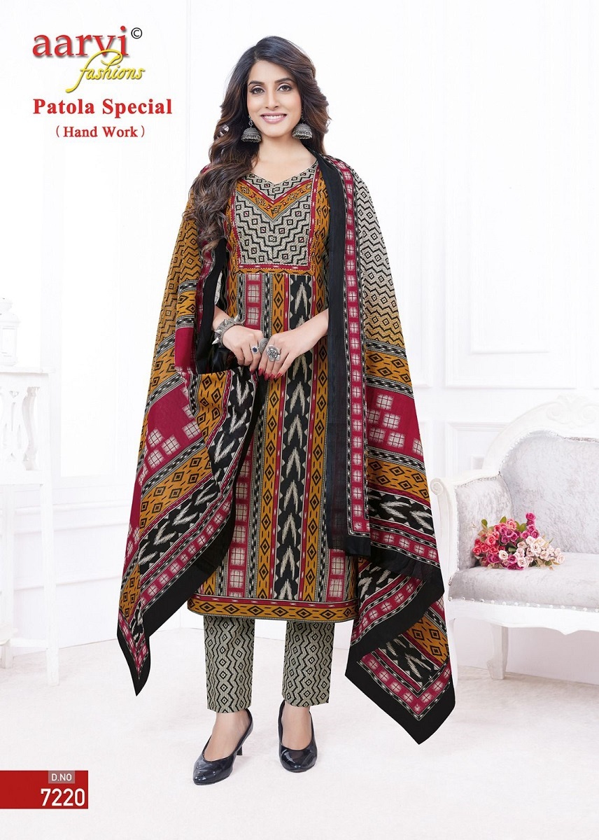 Aarvi Patola Special Vol 1 Kurti Pant With Dupatta