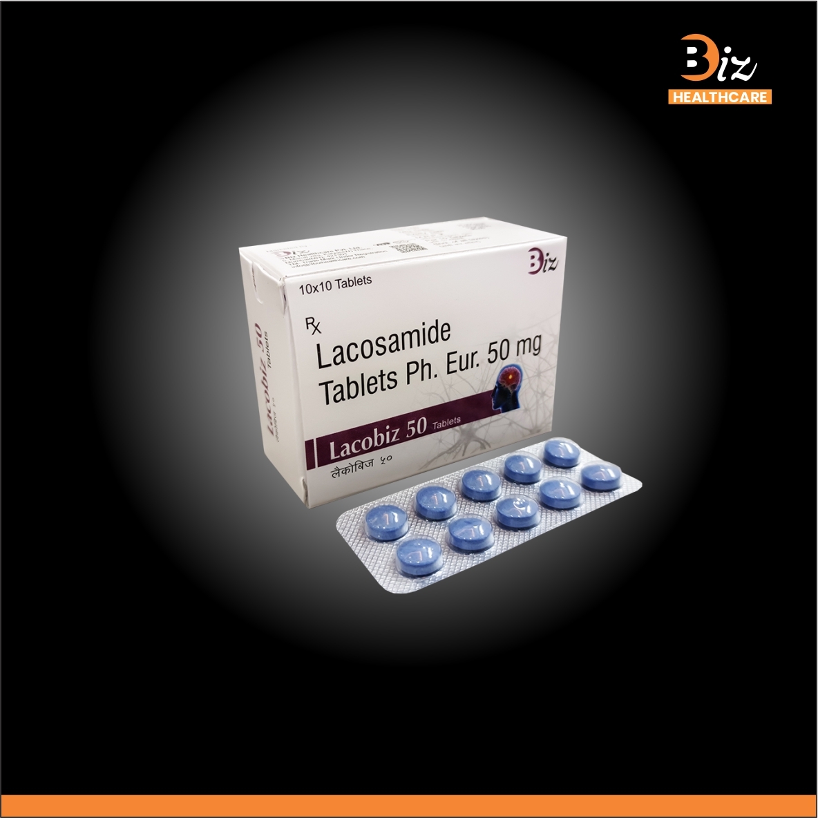Lacosamide 50mg - Physical Form: Tablets