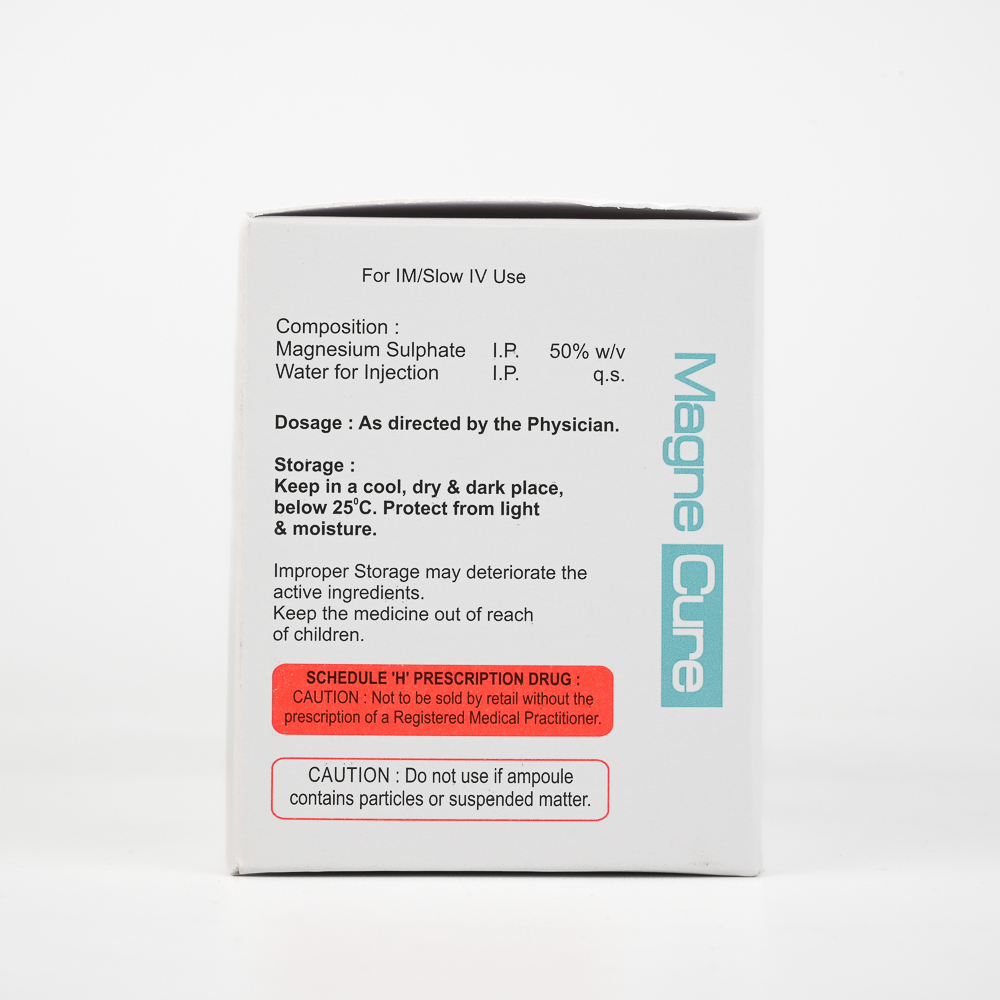 Magnesium Sulphate Injection - Sterile Solution | 500mg/ml, Enhanced Bioavailability For Rapid Absorption