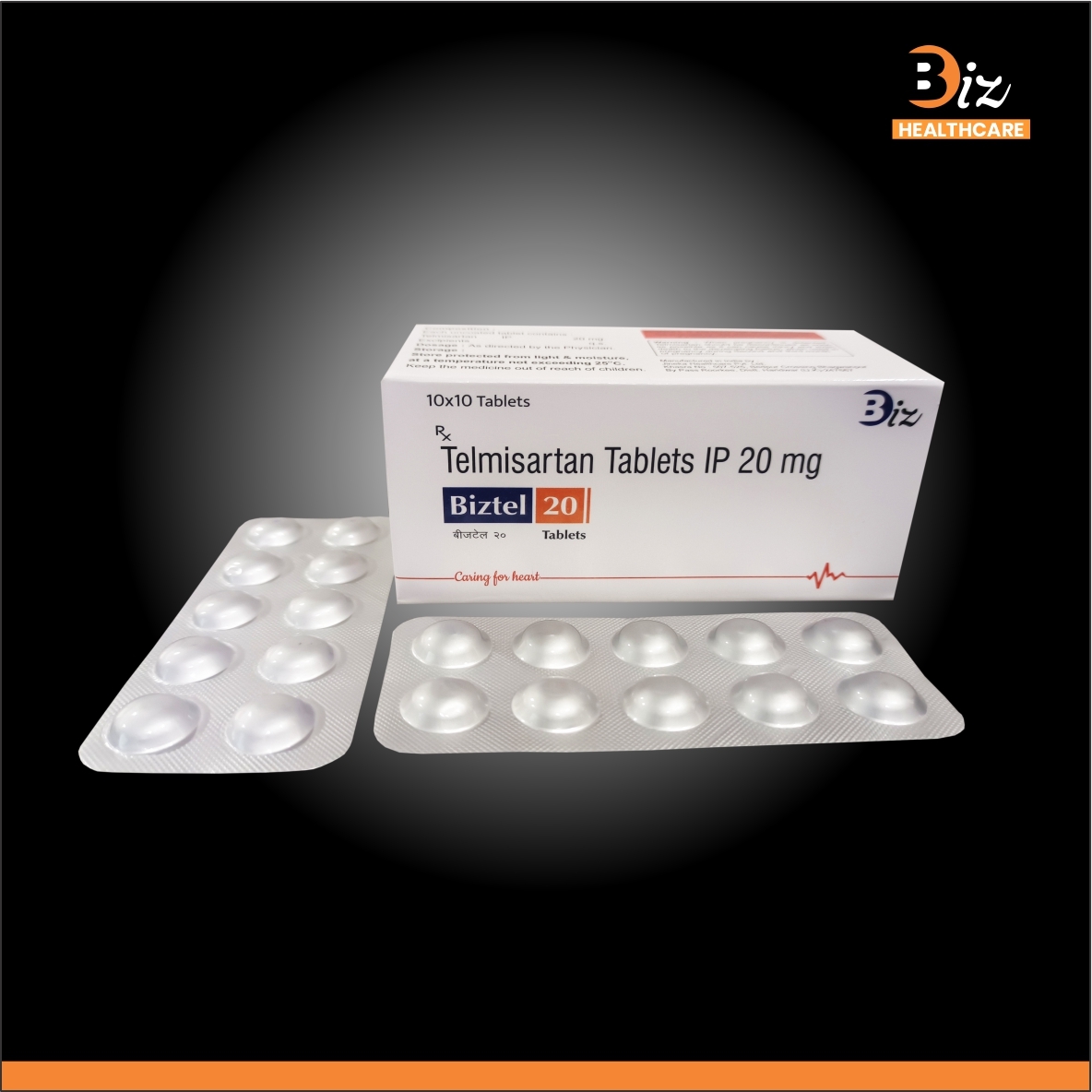 Telmisartan 20mg - Recommended For: Adults With Hypertension Or Those Needing Cardiovascular Risk Reduction.