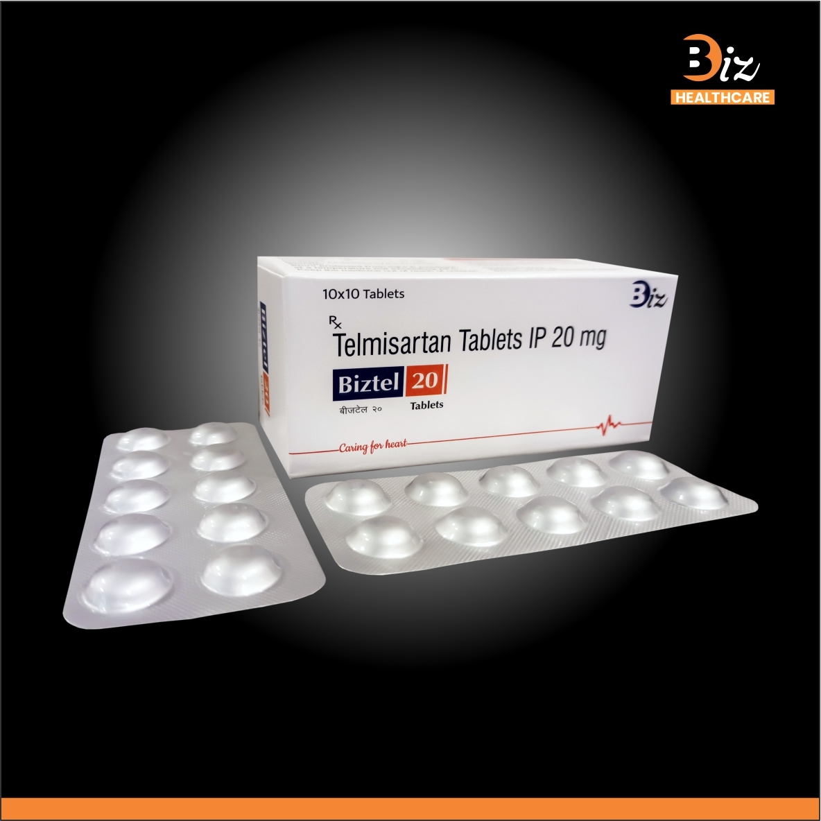 Telmisartan 20mg - Recommended For: Adults With Hypertension Or Those Needing Cardiovascular Risk Reduction.