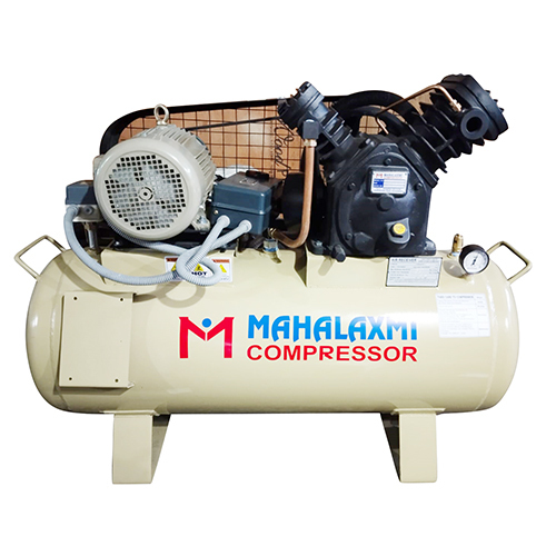 Piston Air Compressor - Stainless Steel, Electric Power Source, 1 Decibel Mute | Lubricated Piston System, Adjustable Pressure Switch, Integrated Oil Filter, Easy Transport Handle