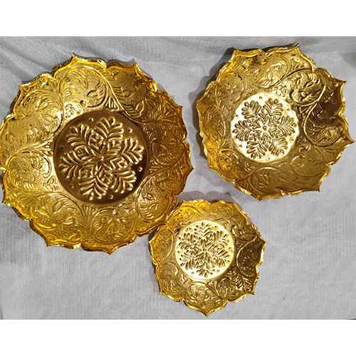 Antique Brass Urli - Polished Metal Finish | Indian Religious Style, Crafted From Premium Brass For Elegant Home Decor