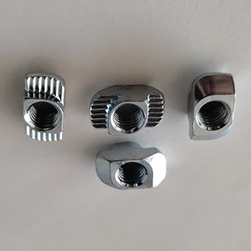 Hammer T-nuts - Metal, Different Sizes, Silver Color, T-profile Shape | Easy Installation, Blacking Surface Treatment, Corrosion Resistant