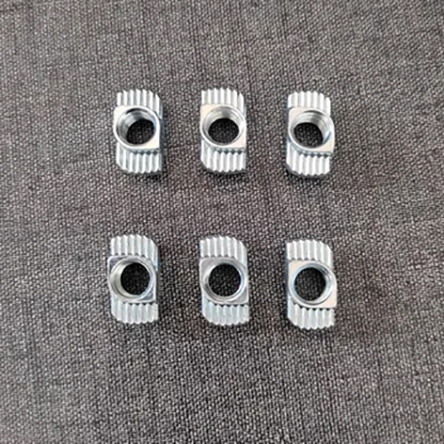 Hammer T-nuts - Metal, Different Sizes, Silver Color, T-profile Shape | Easy Installation, Blacking Surface Treatment, Corrosion Resistant