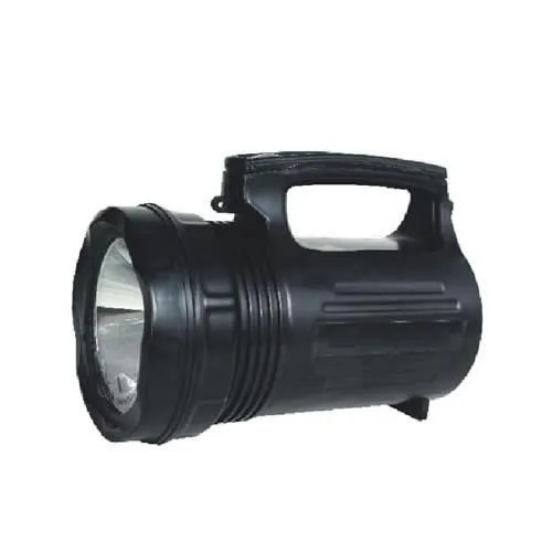 Krishnag Led Search Light - 10w Power, 800m Reach | Abs Plastic, Rechargeable Lithium-ion Battery, 3 Lighting Modes, Indoor & Outdoor Use, 500g Weight