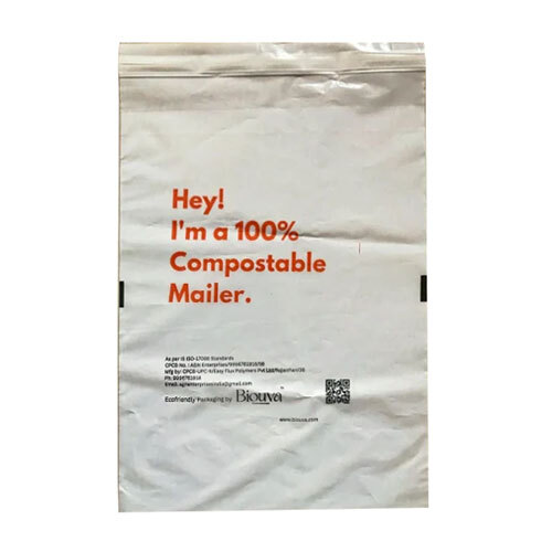 Compostable Mailer Bags - Color: White