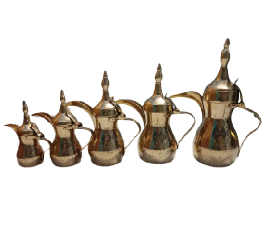 Brass Tea Pot - Handmade Brass, Elegant Gold Finish, Unique Retro Design, Corrosion Resistant, Moisture Proof, Easy To Clean And Install