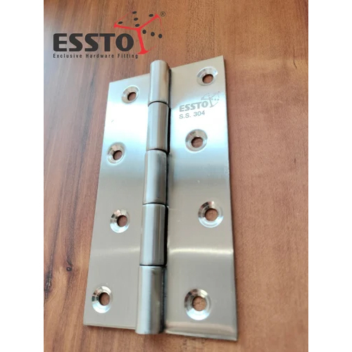 Stainless Steel 304 Door Hinges - Full Stainless Steel Material, Various Sizes Available, Silver Color, Suitable for Doors - Butt Hinge with Matt Polish
