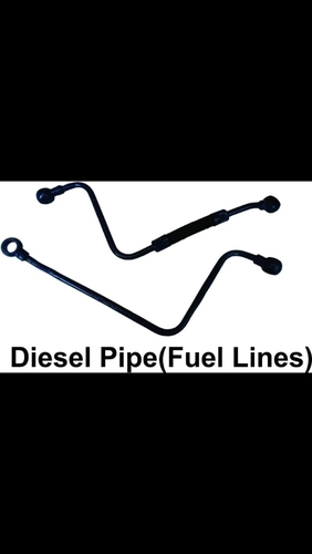 Diesel Pipes - Steel, Variable Length, 6-12mm Diameter | Black, 10-15bar Pressure Rating, Various End Fittings for Diesel Fuel Delivery