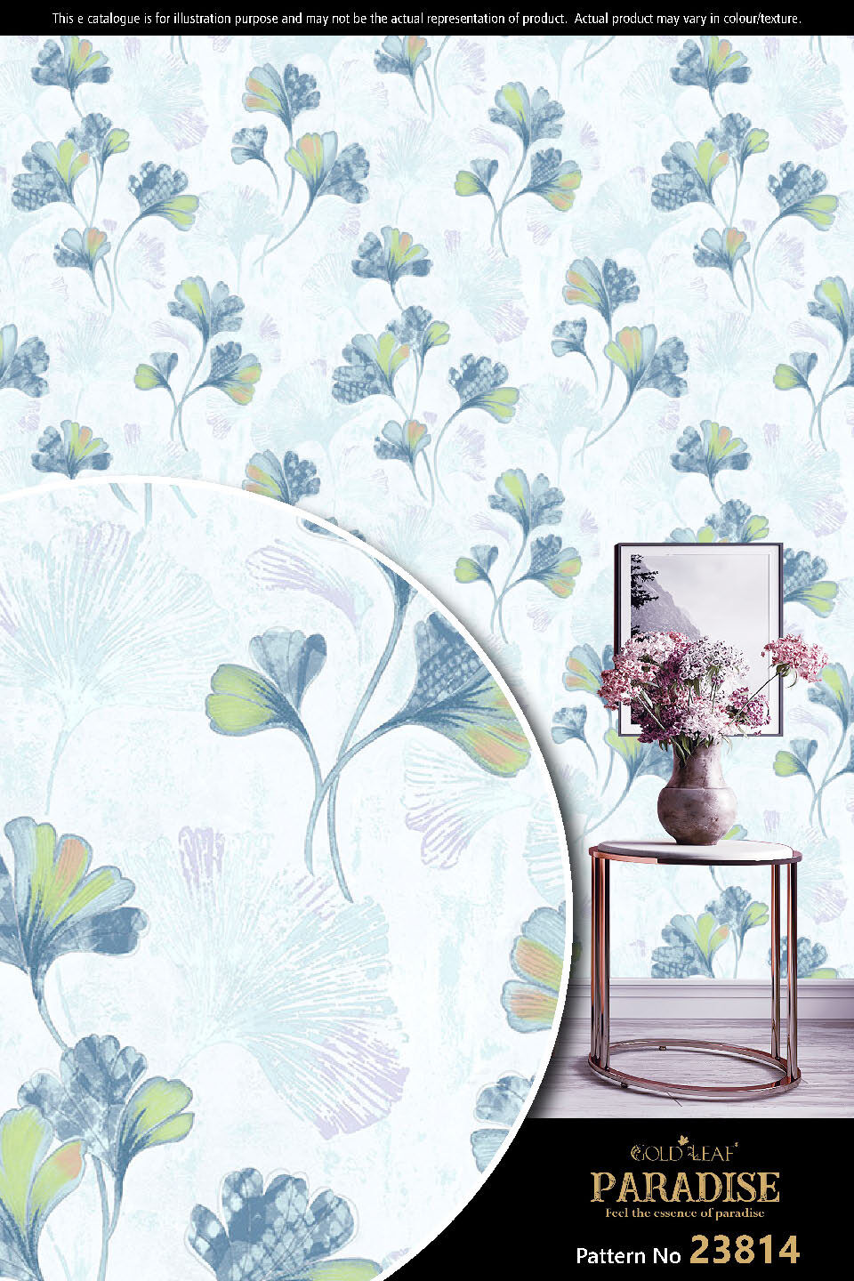 Pvc Wallpaper - Various Sizes, Exotic Textures & Colors | Moisture-proof, Easy To Clean, 100% Environmentally Friendly