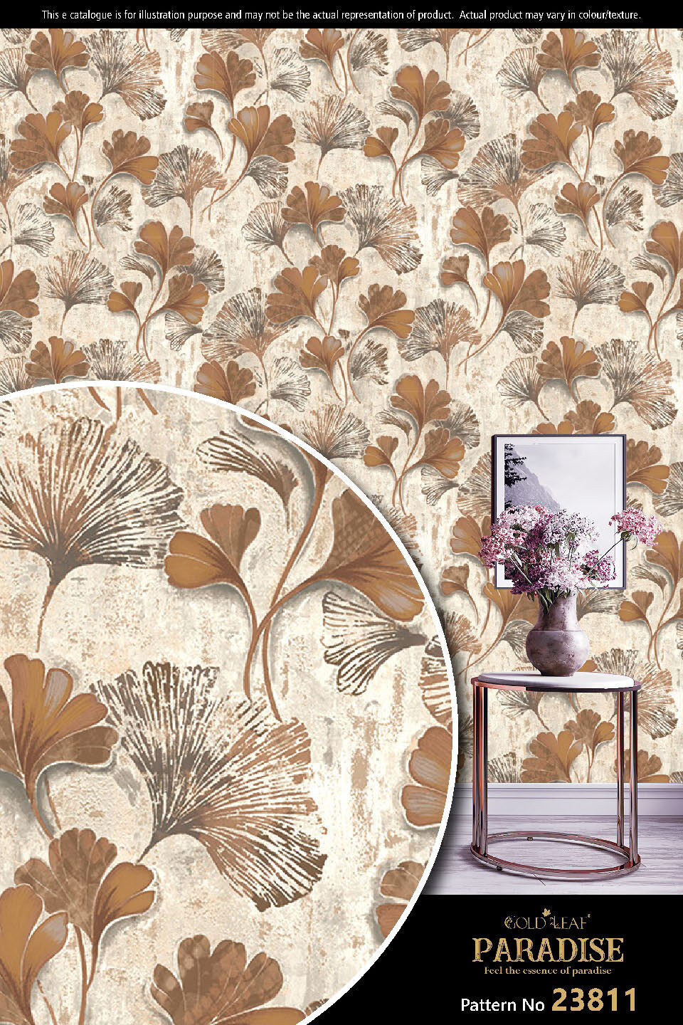 Pvc Wallpaper - Various Sizes, Exotic Textures & Colors | Moisture-proof, Easy To Clean, 100% Environmentally Friendly