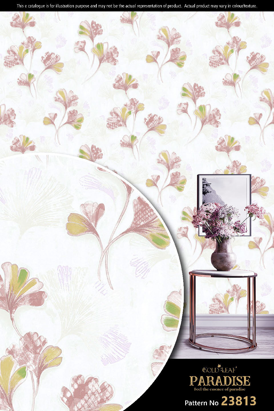 Pvc Wallpaper - Various Sizes, Exotic Textures & Colors | Moisture-proof, Easy To Clean, 100% Environmentally Friendly