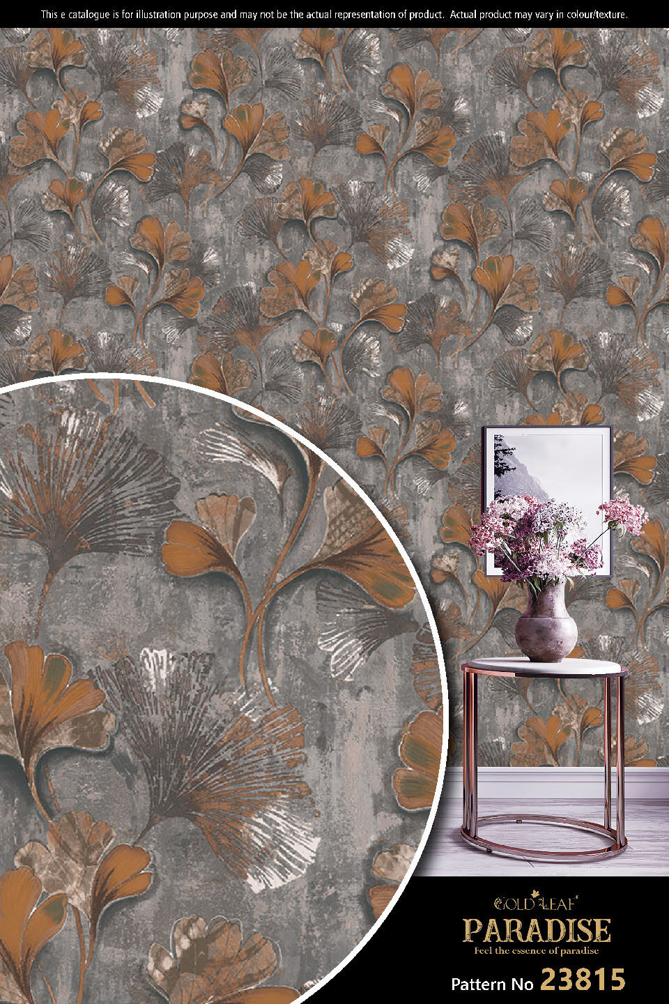 Pvc Wallpaper - Various Sizes, Exotic Textures & Colors | Moisture-proof, Easy To Clean, 100% Environmentally Friendly