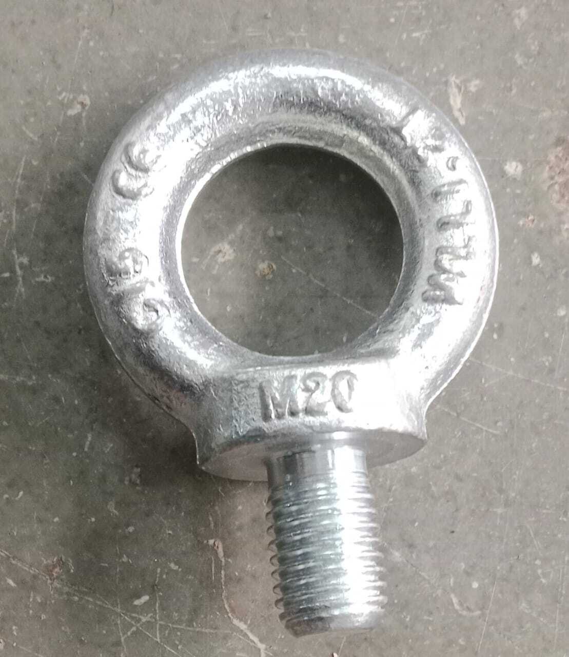 Lifting Eye Bolt - M10, 62x36x25mm, Natural Color | G80 Grade, Powder Coated, Strong & Durable Design, All Lifting Capacities Available